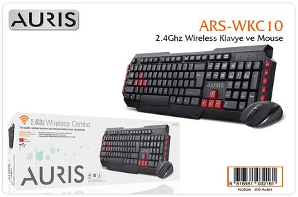 Auris WKC10 Wireless Set Klavye Mouse